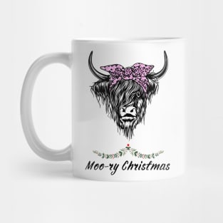 Moo-ry Christmas Mug